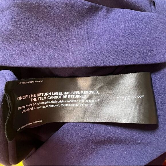 JA Collections  LEONA BOW HALTER GOWN size 14 NWOT - Picture 7 of 10